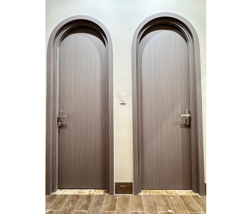 CỬA NHỰA COMPOSITE SUNGYU LÂM ĐỒNG - CỬA  UỐN VÒM